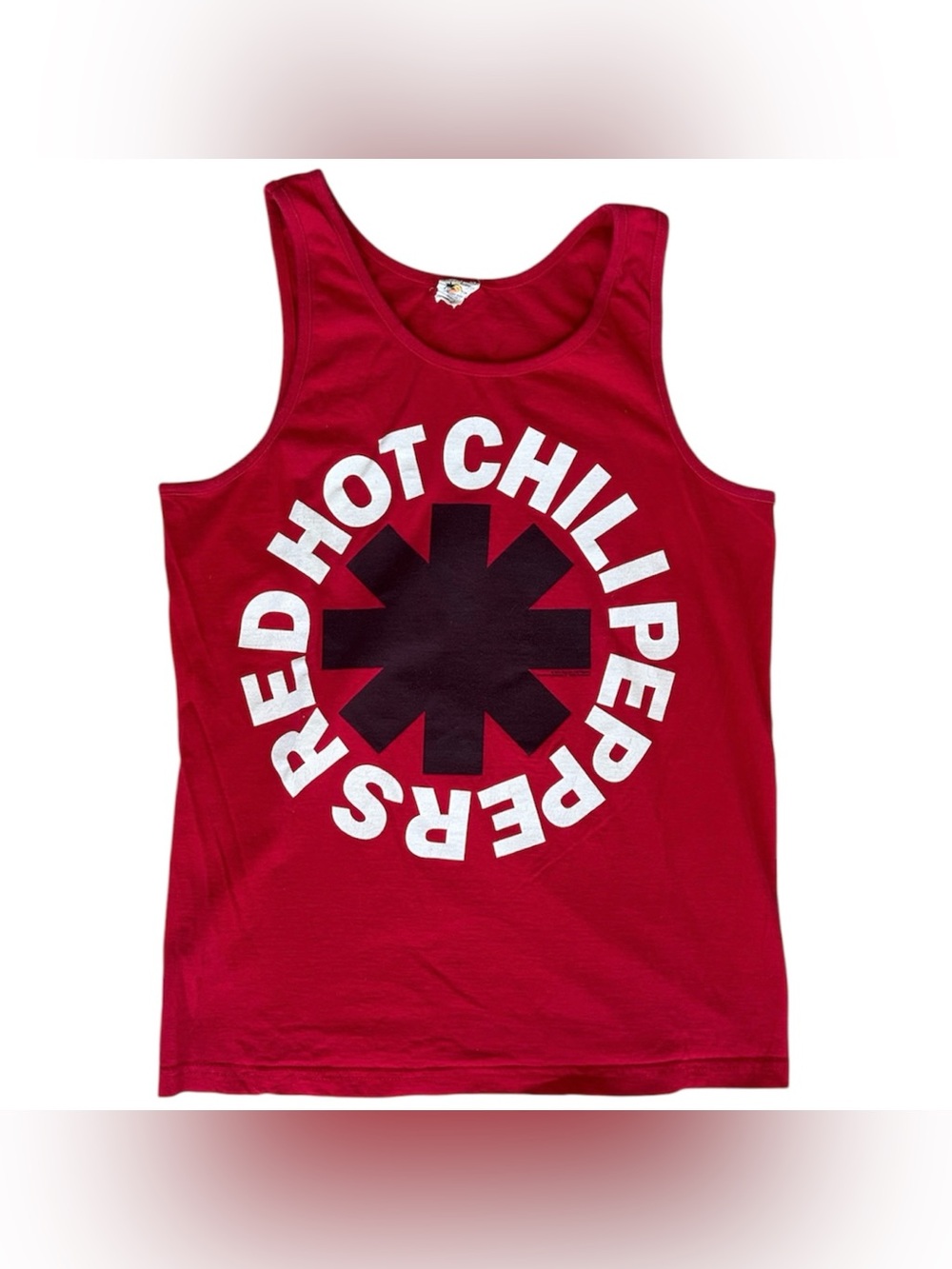 Vintage Red Hot Chili Peppers Red Classic Men’s Tank Top, Size Small